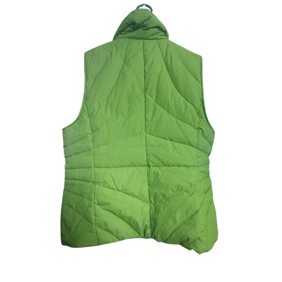 Kenneth Cole Reaction Green Sleeveless Warm Fall Puffer Vest sz L w/ Pockets - Picture 5 of 10